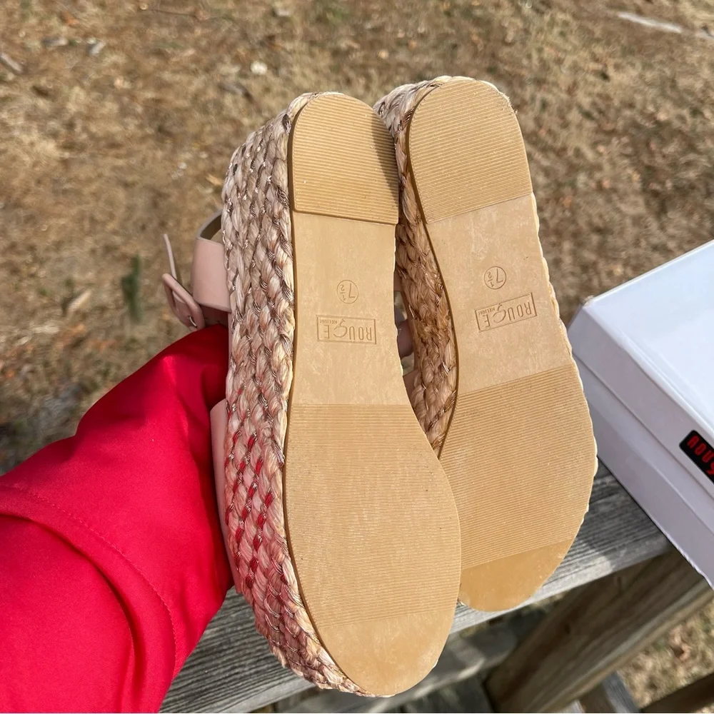 NIB Rouge Helium Platform Sandals, Size 7.5 - Picture 6 of 9